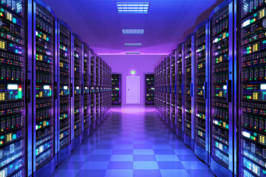 data center of a tech company