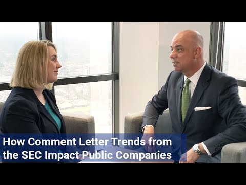 How Comment Letter Trends from the SEC Impact Public Companies
