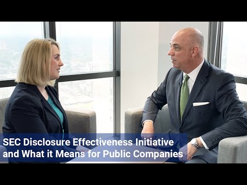 SEC Disclosure Effectiveness Initiative and What it Means for Public Companies