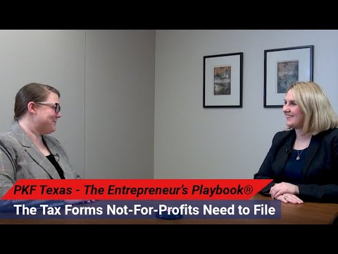 The Tax Forms Not-For-Profits Need to File